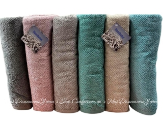 Набор махровых полотенец Hanibaba VIP Cotton Nehir 70х140 хлопок 6пр.