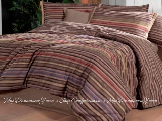 Фланелевое постельное белье Sarev Fauna евро