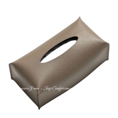 Кожаный бокс для салфеток Pinetti Rectangular Tissue Liverpool Earth