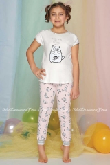 Комплект для девочки подростка футболка и штаны Sevim 7997