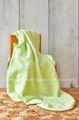 Детский плед в кроватку Karaca Home Candy Yesil 2020-2 100х120 зелёный
