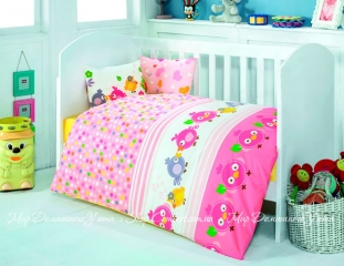 Детское постельное белье для младенцев Eponj Home Zuzu Pembe розовый