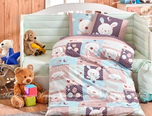 Детский набор постельного белья Hobby Snoopy Мятный (8698499132382)