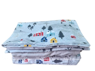 Фланелевое постельное белье Almira Mix Зима для новорожденных