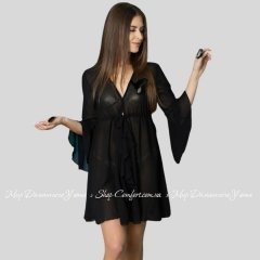 Шифоновая пляжная туника-халат Shato ST 273 22 black