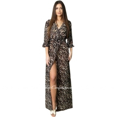 Длинная пляжная туника-халат Shato ST 272 22 black