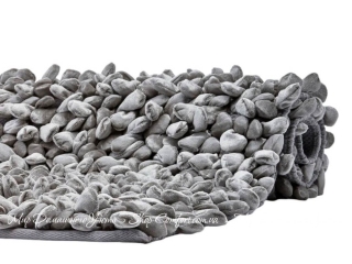 Серый коврик Aquanova Rocca Silver grey 60х60