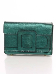 Клатч Genuine Leather 1812_green Кожаный Зеленый