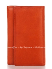 Кошелек Genuine Leather p181-cuoio кожаный Коньячный