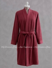 Женский махровый халат кимоно Pavia Dora plum