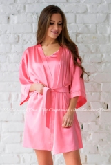 Женский халат Wiktoria 629 розовый