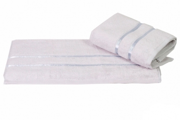 Махровое полотенце для лица Hobby Dolce 50х90 серо-голубой