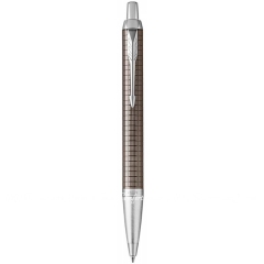 Шариковая ручка Parker IM 17 Premium Dark Espresso Chiselled CT BP (24 332)