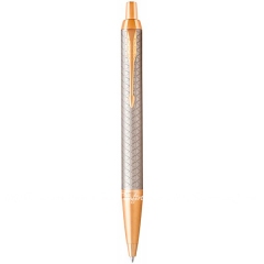 Шариковая ручка Parker IM 17 Premium Warm Silver GT BP (24 132)