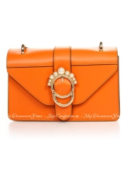 Клатч Italian Bags 1653_orange Кожаный Оранжевый