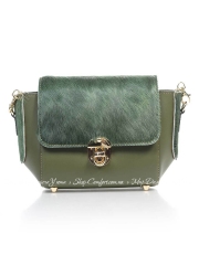 Клатч Italian Bags 1658_green Кожаный Зеленый