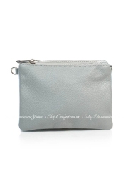 Клатч Italian Bags 1723_gray Кожаный Серый