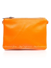 Клатч Italian Bags 1723_orange Кожаный Оранжевый