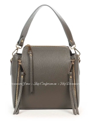 Клатч Italian Bags 1808_gray Кожаный Серый