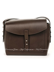 Клатч Italian Bags 1831_dark_brown Кожаный Коричневый