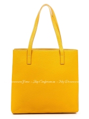 Сумка На Каждый День Italian Bags 6541_yellow Кожаная Желтый