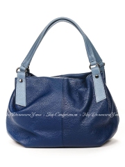 Сумка На Каждый День Italian Bags 6570_blue Кожаная Синий
