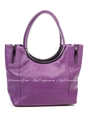 Сумка На Каждый День Italian Bags 6707_fiolet Кожаная Фиолетовый