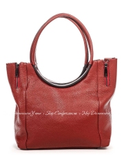 Сумка На Каждый День Italian Bags 6707_red Кожаная Красный