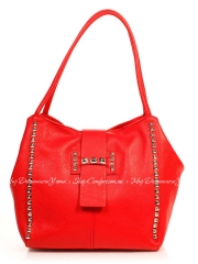 Деловая Сумка Italian Bags 6880_red Кожаная Красный