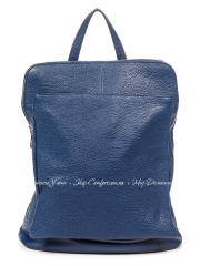 Рюкзак Italian Bags 6914_blue Кожаный Синий