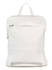 Рюкзак Italian Bags 6914_white Кожаный Белый