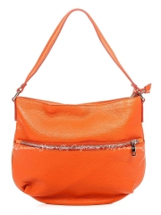 Сумка На Каждый День Italian Bags 6947_orange Кожаная Оранжевый