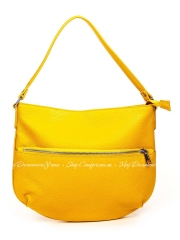 Сумка На Каждый День Italian Bags 6947_yellow Кожаная Желтый