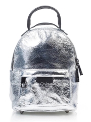 Рюкзак Italian Bags 8165_silver Кожаный Серебро