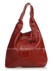 Сумка На Каждый День Italian Bags 8425_red Кожаная Красный