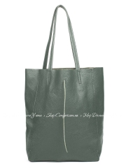 Сумка На Каждый День Italian Bags 8498_dark_green Кожаная Зеленый