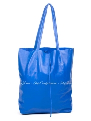 Сумка На Каждый День Italian Bags 8499_blue Кожаная Синий