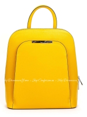 Рюкзак Italian Bags 8502_yellow Кожаный Желтый