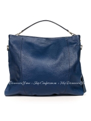 Сумка На Каждый День Italian Bags 8509_blue Кожаная Синий