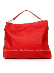 Сумка На Каждый День Italian Bags 8509_red Кожаная Красный