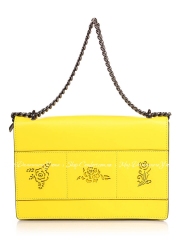 Клатч Italian Bags 8909_yellow Кожаный Желтый
