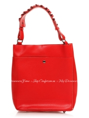 Сумка На Каждый День Italian Bags 8965_red Кожаная Красный