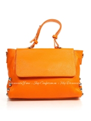 Сумка На Каждый День Italian Bags 8981_orange Кожаная Оранжевый