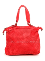 Сумка На Каждый День Italian Bags 9359_vintage_red Кожаная Красный