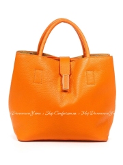 Сумка На Каждый День Italian Bags STK8125_orange Кожаная Оранжевый