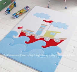 Детский ковер Confetti Confetti Baby Ship blue 100x150