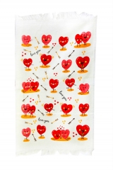 Махровое полотенце для кухни IzziHome Любовь Красный 40X60 (2200000546371)