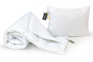 Всесезонный набор одеяло с подушкой с тенсель MirSon 1669 Eco Light White 220х240 (2200002657600)
