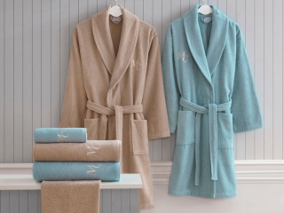 Набор халатов Marie Claire Danya blue-brown