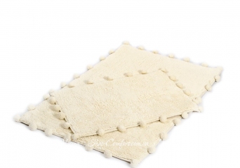 Набор ковриков Irya Alya Ekru 60х90+40х60 молочный